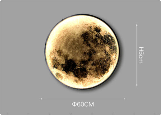 Bedroom Bedside Moon Wall Lamp
