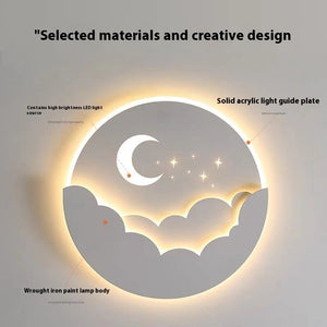 Modern Minimalist Bedroom Bedside Wall Lamp