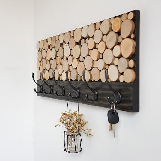 Solid Wood Coat Hook Hanger
