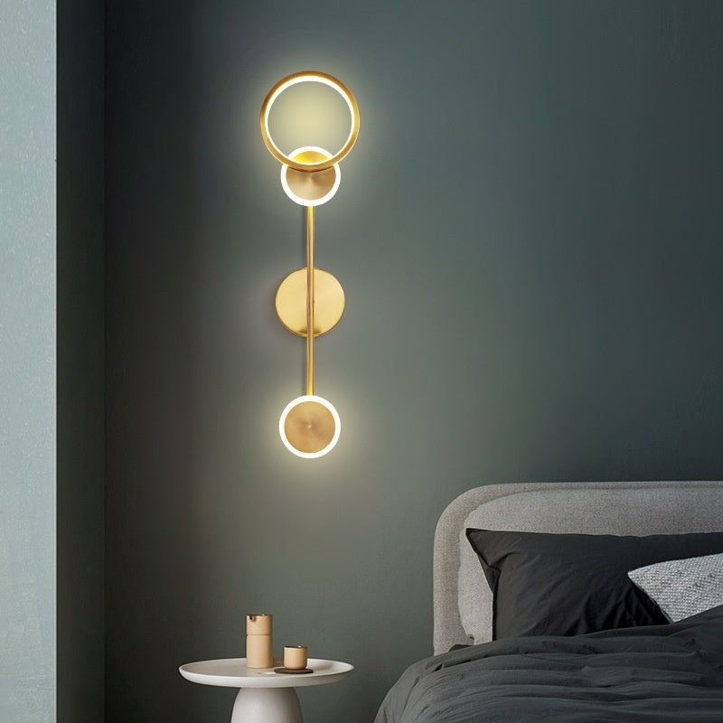 Creative Bedroom Bedside Lamp Modern Minimalist Wall Lamp