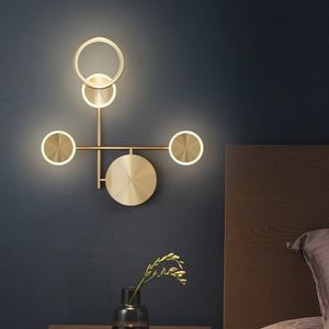 Creative Bedroom Bedside Lamp Modern Minimalist Wall Lamp