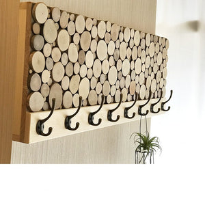 Solid Wood Coat Hook Hanger