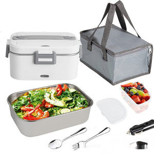 75W Electric Lunch Box Portable Household Car-mounted Heating No Water Injection